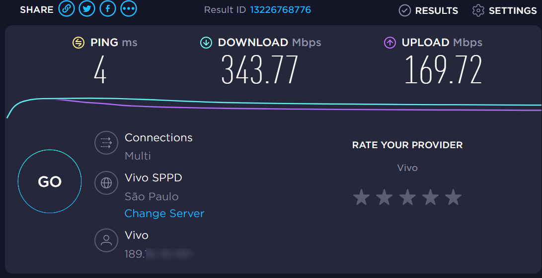 Como testar a velocidade da internet VIVO! 