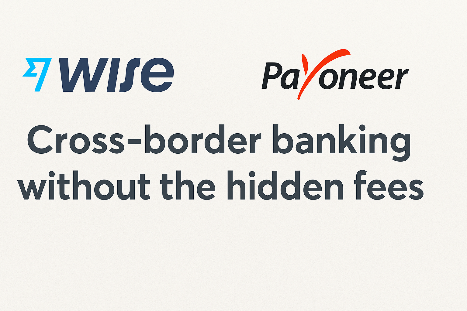 Wise vs Payoneer Banner