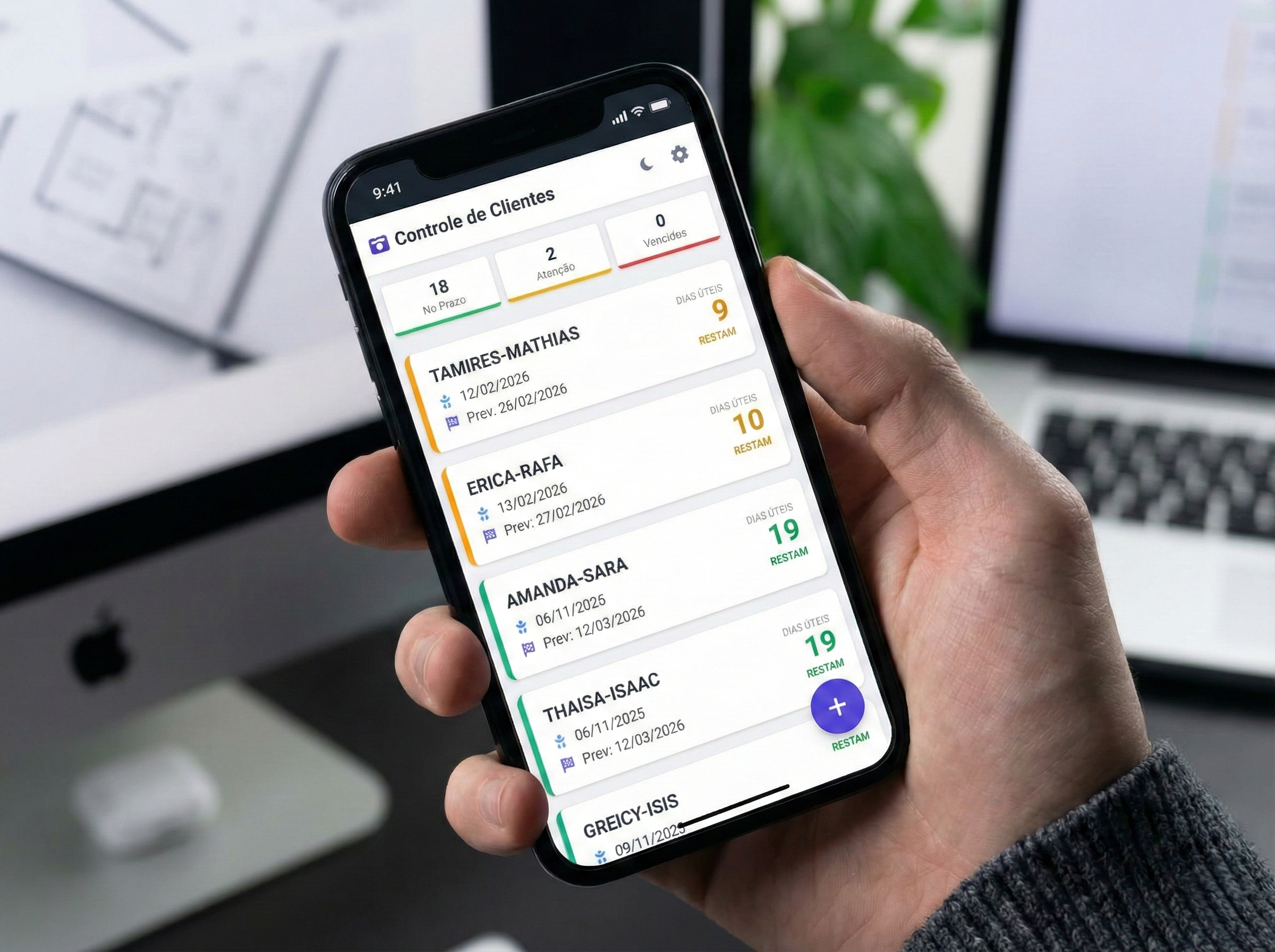 Dashboard de gestão