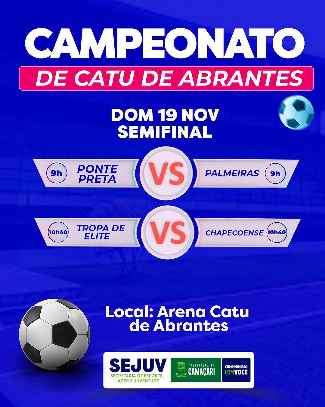 O futebol amador movimenta Abrantes neste fim de semana. Arraste para o lado e confira!