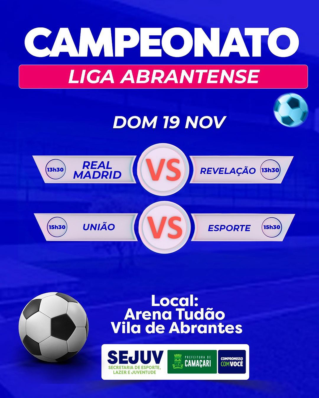 O futebol amador movimenta Abrantes neste fim de semana. Arraste para o lado e confira! (2)